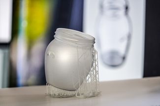 Glasverpackung 3D Design